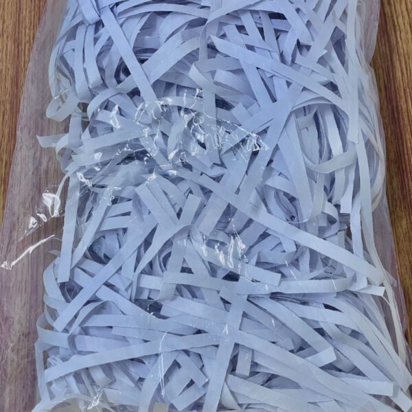 White Shredded Paper for Gift Packaging, 700g, Decorative Filling for Hampers and Boxes