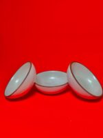 Elegant Off-White Ceramic Katori Set for Dining Table Serving