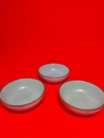 Elegant Off-White Ceramic Katori Set for Dining Table Serving - Image 3