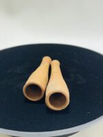 Handmade Clay Chillum - Traditional Terracotta Smoking Pipe (Pack of 2) - Image 5