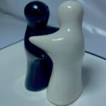 Ceramic Hugging Salt and Pepper Shaker Set