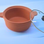 Terracotta Clay Kadhai with Glass Lid - Image 3
