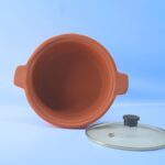 Terracotta Clay Kadhai with Glass Lid - Image 4