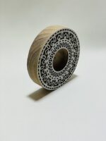 Handcrafted Wooden Mandala Tealight Candle Holders (Set of 2) - Image 2