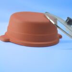 Terracotta Clay Kadhai with Glass Lid - Image 2