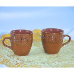 Traditional Handpainted Ceramic Tea Cups