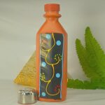 Vedic Vines Handcrafted Terracotta Bottle - Image 2