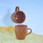 Traditional Handpainted Ceramic Tea Cups - Image 5