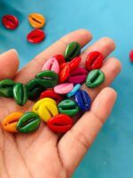 Multicolor Cowrie Shell Beads for Jewelry Making - Image 4