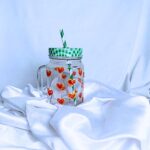 Golden Hearts Hand-Painted Jar Mug - Image 3