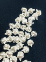 Small Silver Ghungroo Bells for Crafts and Jewelry