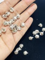 Small Silver Ghungroo Bells for Crafts and Jewelry - Image 5