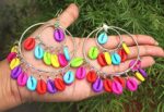 Multicolor Cowrie Shell Beads for Jewelry Making - Image 5