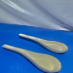 Minimalist Chinese Style Ceramic Ramen and Soup Spoons Combo