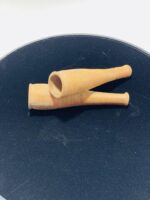 Handmade Clay Chillum - Traditional Terracotta Smoking Pipe (Pack of 2)