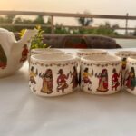 Ceramic Tea Set with 6 Cups and Teapot - Image 5