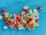 Multicolor Faceted Teardrop Acrylic Beads - Image 6