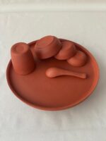 Terracotta Clay Dinner Thali Set (6-Piece Set) - Image 6