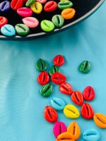 Multicolor Cowrie Shell Beads for Jewelry Making - Image 3
