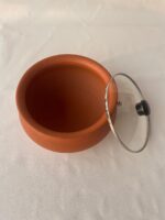 Clay Cooking Pot with Glass Lid