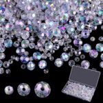 Iridescent Crystal Glass Beads Set