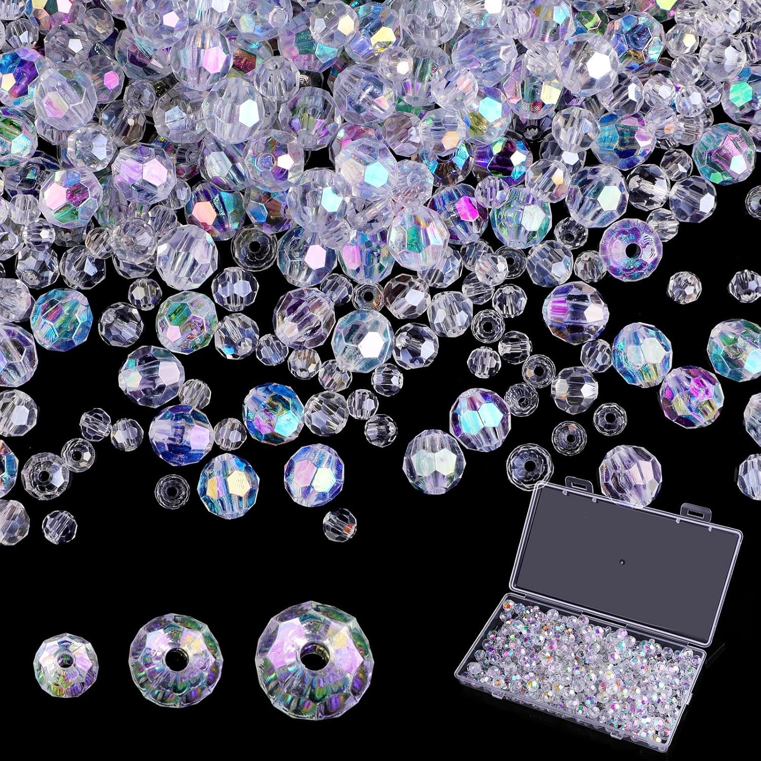 810IgrO391L._SL1500_ Iridescent Crystal Glass Beads Set - Image 1