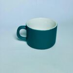 Matte Green Ceramic Tea Cups (Set of 6) - Image 8
