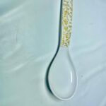 White and Gold Spoon Rest - Image 3