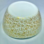 White and Gold Serving Bowl - Image 4