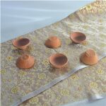 Terracotta Diya, Clay Diya for Diwali Puja, Set of 6 - Image 3