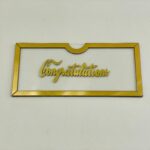 Golden "Congratulations" Cash Gift Envelope - Image 2