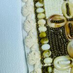 Handcrafted Beaded Neck Patch with Cowrie Shells - Image 4
