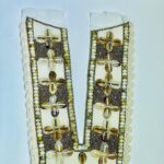 Handcrafted Beaded Neck Patch with Cowrie Shells - Image 6