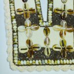 Handcrafted Beaded Neck Patch with Cowrie Shells - Image 5