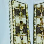 Handcrafted Beaded Neck Patch with Cowrie Shells - Image 7
