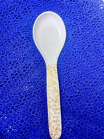 White and Gold Spoon Rest - Image 4