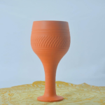 Handcrafted Terracotta Wine Goblet / Glass