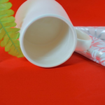 Classic Matte White Porcelain Tea & Coffee Cup - Image 4