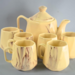 Aura Pastel Ceramic Tea Set