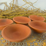 Traditional Handmade Mitti Bowls/Clay Bowls (Set of 5)