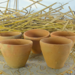 Authentic Handmade Terracotta Kulhad / Clay Tea Cups (Set of 5)
