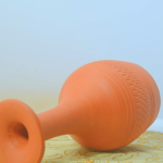 Handcrafted Terracotta Wine Goblet / Glass - Image 5