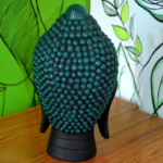Nirvana Teal-Crowned Buddha Idol - Image 2