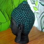 Nirvana Teal-Crowned Buddha Idol - Image 4