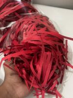 Red Shredded Paper Filler for Gift Boxes - Image 3