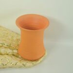Handcrafted Terracotta Clay Mug with Rustic Textured Design - Image 4