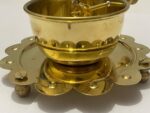 Luxury Brass Akhand Diya Oil Lamp with Clear Glass Dome, Polished Finish, for Prayers and Home Decor - Image 6