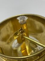 Luxury Brass Akhand Diya Oil Lamp with Clear Glass Dome, Polished Finish, for Prayers and Home Decor - Image 7