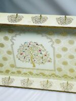 Premium Tree of Life Serving Tray Set of 3 - Image 4