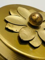 Antique Gold Finish Metal Container for Pooja & Gifting - Image 6